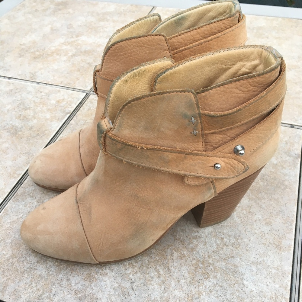 Rag & Bone Harrow camel ankle boots leather 39 - Picture 5 of 10